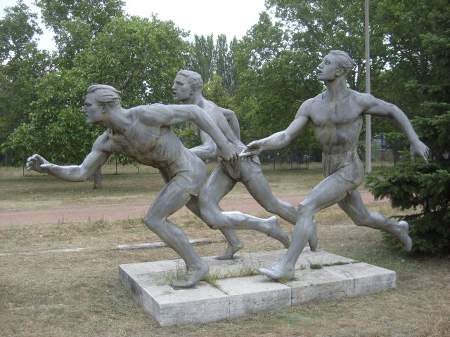 One of the Statues Outside the Ground